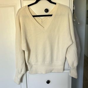 NWOT Anthropologie knit v neck sweater